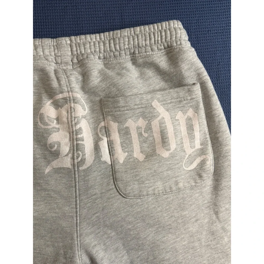 Ed Hardy Mens Death or Glory Skull Graphic Sweat Shorts Gray EHM-8100-8 Size M